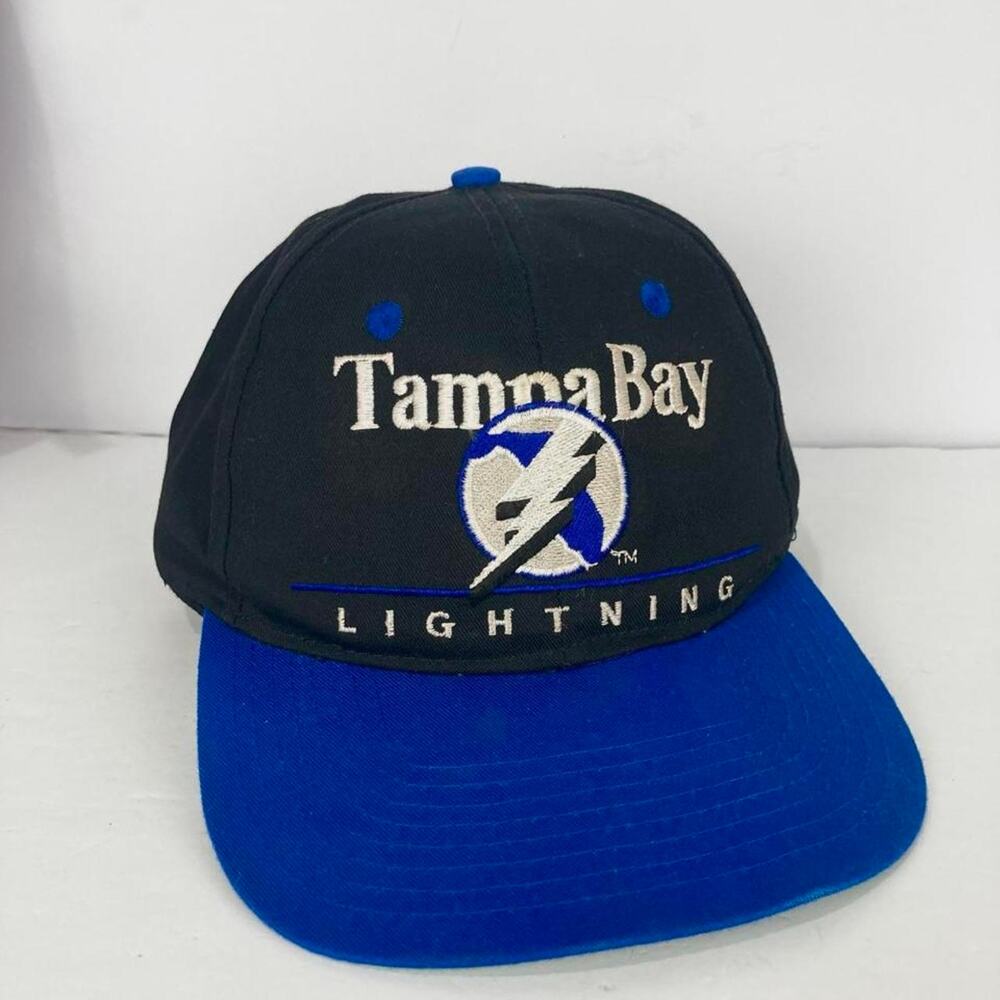 Vintage NHL Tampa Bay Lightning Twins Enterprise Snapback Hat